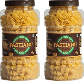 Pastiano Big Fusilli 500 gms Pasta Jar (Pack of 2)
