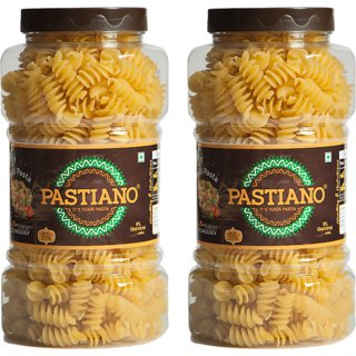 Pastiano Big Fusilli 500 gms Pasta Jar (Pack of 2)