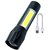 500 Meter Long Beam 2in1 Waterproof Laser LED Rechargeable 3 Mode Flashlight Torch Table Lamp COB 5W (6 Month Warranty)