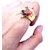 Raviour Lifestyle Navratan Tortoise Kachua Adjustable Navratan Stone Ring For Men and Women
