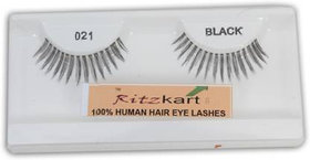 Ritzkart 100human hair eyes Lashes Extension  (Pack of 1)