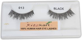Ritzkart 100human hair eyes Lashes Extension for Natural look 007 l  (Pack of 1)