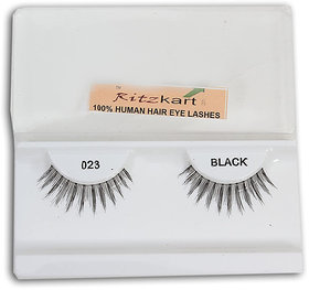 RITZKART 100 human hair eyes Lashes Extension for Natural look all model available (023)