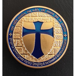 Holy Cross Coin For Christian Gold Plated