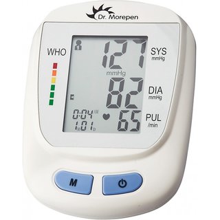 Dr. Morepen BP-09 Fully Automatic Blood Pressure Monitor (White )