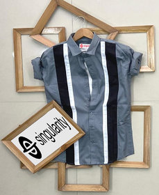 Singularity Clothing Trendy Shirts For men In Grey