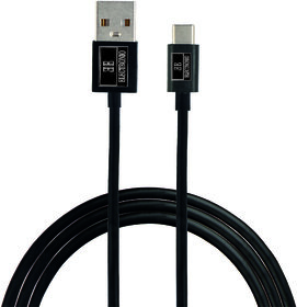 Electronio Unbreakable Tough Fast Charging Type C Cable for Android Devices (1 Meter, Black)