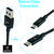 Electronio Unbreakable Tough Fast Charging Type C Cable for Android Devices (1 Meter, Black)