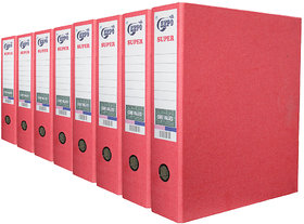 Expo Office Lever Arch Binder Box File l Document l Folder Cover  Best for A4, Legal, Letter Size (Pink , Pack of 8)