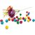 Vardhman Jewelry Multicolored Wooden Beads 10mm, pack of 180 beads