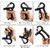 Adjustable Hand Grip Training as Sports Fitness Equipment  Multicolor