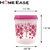H arshpet1 litre pink container set 6
