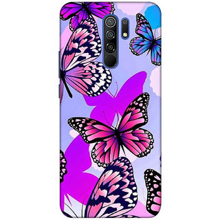                       POCO M2 ( butter fly, nature) PRINTED BACK COVER                                              