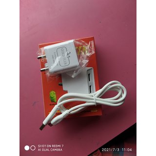 Mobile charger with charging cable high quality 2.4 ampiar