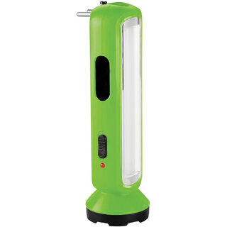                       Stylopunk 1 Big LED Bright Light Rechargeable emergency light With Flash Torch light 24Energy EN-655 ( Green )                                              