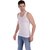 Civis Men White Sleeveless Vest (Pack of 2)