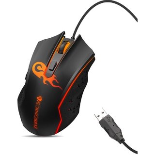 strå Uredelighed Editor Buy ZEBRONICS Zeb-Clash Wired Optical Gaming Mouse (USB 2.0, USB 3.0,  Black) Online @ ₹569 from ShopClues