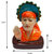 Handmade Multicolor Marble Dust Sai Baba Idol/ Statue for Pooja, Home, Table Decor  Car Dashboard (3.8 Inch) (Sai Baba)