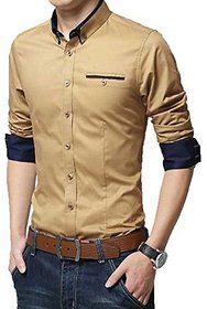 Singularity Clothing Trendy Collar and Cuff in Beige/fawn