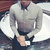 Singularity Clothing Trendy Collar And Cuff Shirt For Men In Grey