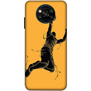                       POCO X3/ X3 PRO ( sports wallpaper) PRINTED BACK COVER                                              