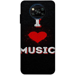                       POCO X3/ X3 PRO ( music, art) PRINTED BACK COVER                                              