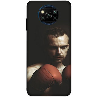                       POCO X3/ X3 PRO ( boxing, sports) PRINTED BACK COVER                                              