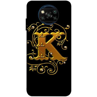                       POCO X3/ X3 PRO ( k name, letter name) PRINTED BACK COVER                                              