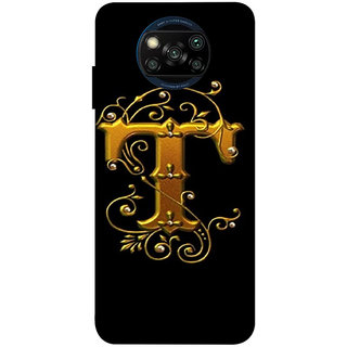                       POCO X3/ X3 PRO ( t name, letter name) PRINTED BACK COVER                                              