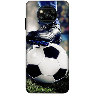                       POCO X3/ X3 PRO ( football, sports) PRINTED BACK COVER                                              