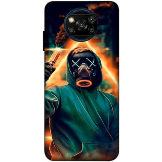                       POCO X3/ X3 PRO ( jocker wallpaper) PRINTED BACK COVER                                              