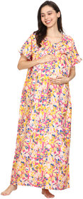 GOCHIKKO Feeding Nighty/Maternity Dress(PINK)
