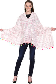 GOCHIKKO Cotton Nursing Cover  Feeding Shawl  for Women  Mothers (Maroon Carnations)