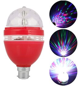 S4 360 Degree LED Crystal Rotating Bulb Magic Disco LED Light LED Rotating Bulb Light Lamp for Party/Home Decoration