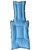 GOCHIKKO Quilted Hooded Blanket Swaddler/Sleeping Bag/Baby Carry Bag (Blue)