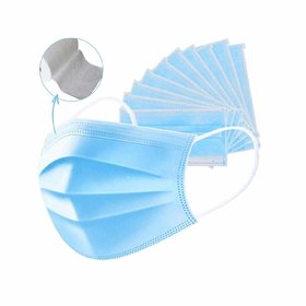 Heal Fast 3PLY DISPOSABLE FACE MASK Ear Loop Medical Surgical Dust Face Mask - Surgical Mask ( PACK OF 100 )