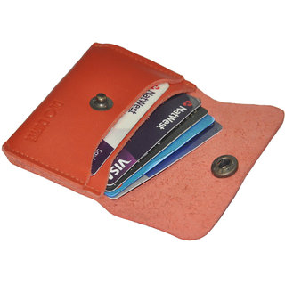                       Hide & Sleek Genuine Leather Bi-fold Credit Card Holder Wallet                                              