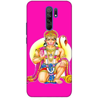                       REDMI 9 PRIME ( hunuman, bajragbali wallpaper) PRINTED BACK COVER                                              