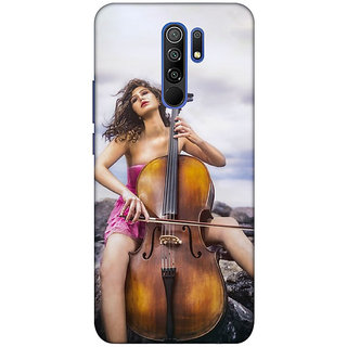                       REDMI 9 PRIME ( love wallpaper) PRINTED BACK COVER                                              