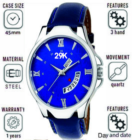 29K-9007 New Stylist Attractive Blue Dial Next Generation Partywear/Formal/Casual Boy Smart Analog Watch - Men