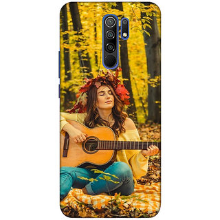                       REDMI 9 PRIME ( music, art) PRINTED BACK COVER                                              