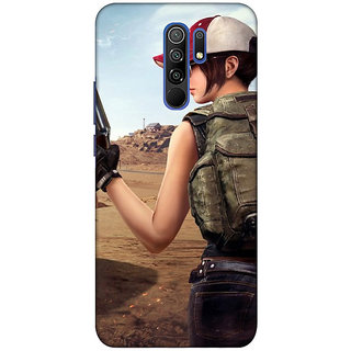                       REDMI 9 PRIME ( pubg wallpaper) PRINTED BACK COVER                                              