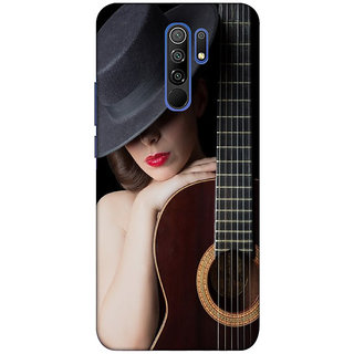                       REDMI 9 PRIME ( music, art) PRINTED BACK COVER                                              