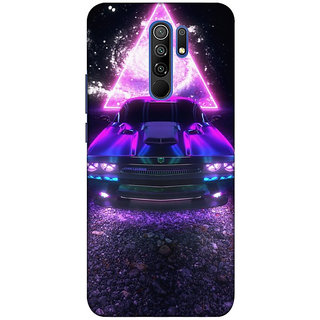                       REDMI 9 PRIME ( sports car) PRINTED BACK COVER                                              