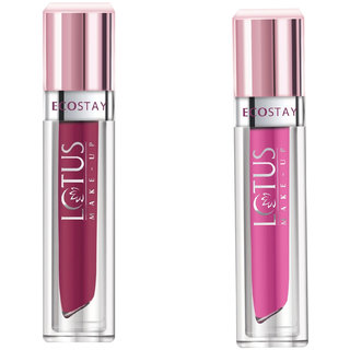 lotus herbal ecostay lip lacquer (pack of 2)