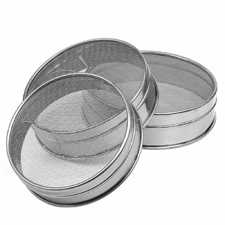 Buy Stainless Steel Aata Chhanni/ Flour Strainer for Kitchen Use ...