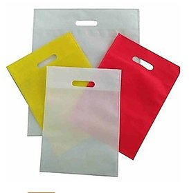 TUGS D -Cut Cloth Carry Bag  Shopping Cloth Bags Pack of 42 Grocery Bags  (Orange)