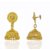Traditional 1gm gold and micron plated  jhumkis