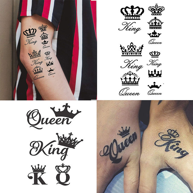 Monster King Queen With MAA Faith Men Women Waterproof Hand Temporary Body  Tattoo - Price in India, Buy Monster King Queen With MAA Faith Men Women  Waterproof Hand Temporary Body Tattoo Online