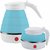 PAYKARS Folding Electronic Kettle 100-240V Food Grade Silicone and Dual Voltage Travel Foldable Electric Kettle 600 ml